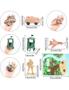 Conjunto de Soldados de Juguete 3 Nutrias 120PCS 2