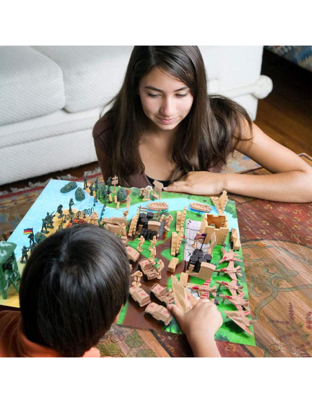 Conjunto de Soldados de Juguete 3 Nutrias 120PCS