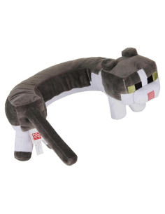 Almohada de Cuello Gato Minecraft Mattel con Sonido Ronroneo