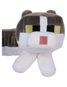 Almohada de Cuello Gato Minecraft Mattel con Sonido Ronroneo 2