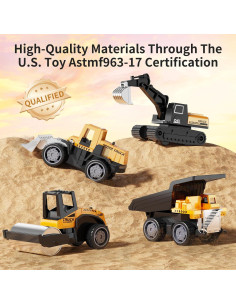 Set de Juguetes de Construcción HONGTUO 8 Piezas Metal 17x5x23cm 2