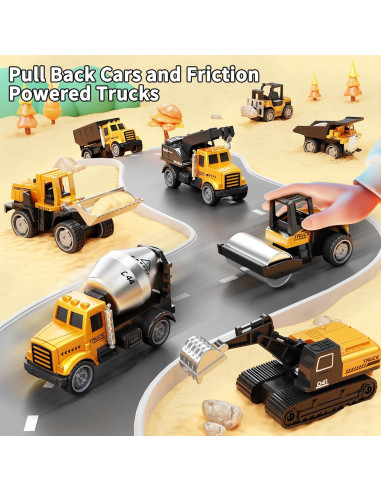 Set de Juguetes de Construcción HONGTUO 8 Piezas Metal 17x5x23cm