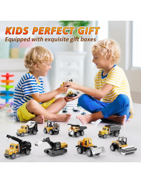 Set de Juguetes de Construcción HONGTUO 8 Piezas Metal 17x5x23cm