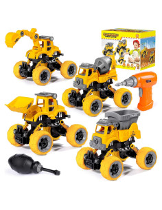 LUDILO Juguetes Desarmables 4 en 1 para Niños 3-8 Años