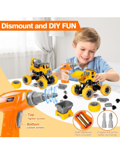 LUDILO Juguetes Desarmables 4 en 1 para Niños 3-8 Años 2