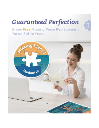 Rompecabezas de plástico 1000 piezas PieceRelax H3440