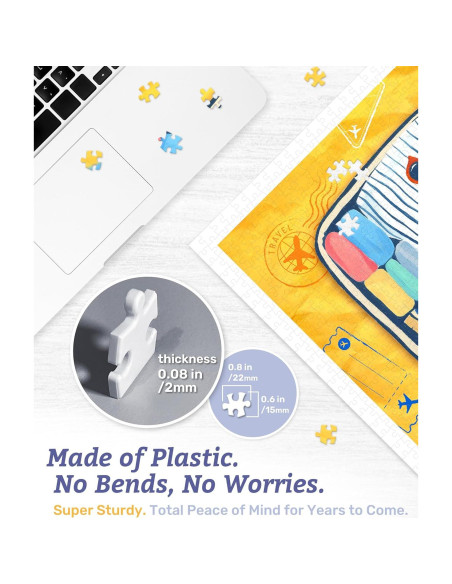 Rompecabezas de plástico 1000 piezas PieceRelax H3440