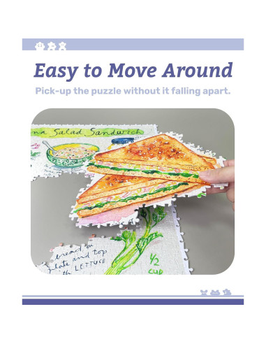 Rompecabezas de plástico 1000 piezas PieceRelax H3440