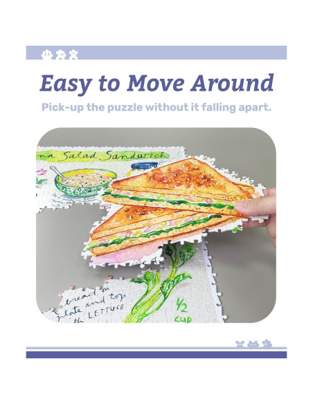 Rompecabezas de plástico 1000 piezas PieceRelax H3440