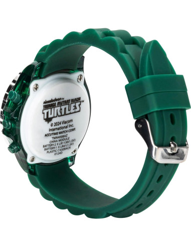 Reloj Digital Niños Tortugas Ninja Accutime Verde