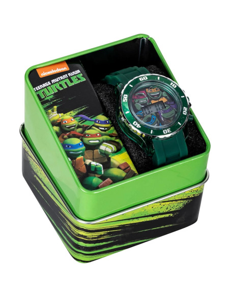 Reloj Digital Niños Tortugas Ninja Accutime Verde