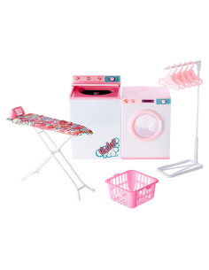 Muebles para Casa de Muñecas Gloria - Sala de Lavado con Plancha