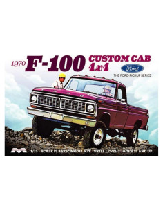 Kit Modelo Ford F-100 1970 4x4 Moebius Escala 1:25