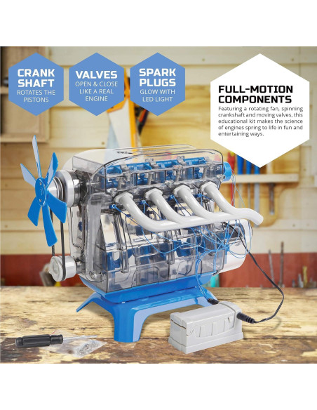 Kit de Construcción Motor 4 Cilindros Discovery STEM 1,36 kg Kit de Construcción Motor 4 Cilindros Discovery STEM 1,36 kg