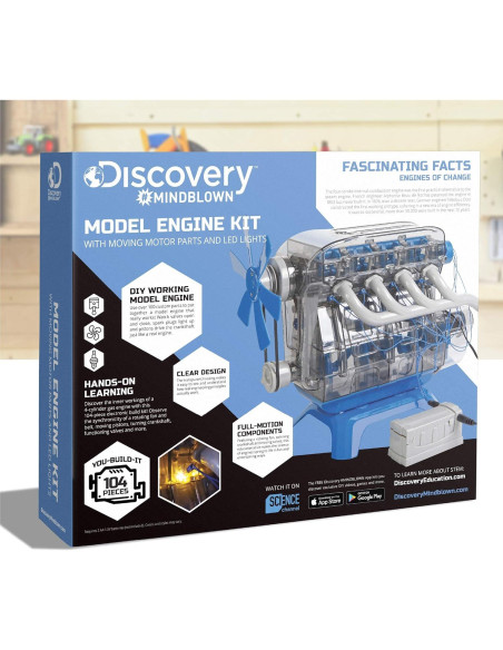 Kit de Construcción Motor 4 Cilindros Discovery STEM 1,36 kg Kit de Construcción Motor 4 Cilindros Discovery STEM 1,36 kg