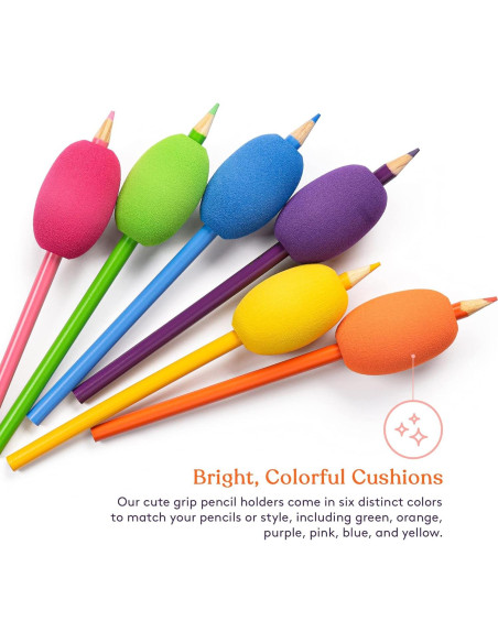 Agarraderas de Lápiz Ergonómicas Suministros Especiales - 6 Piezas