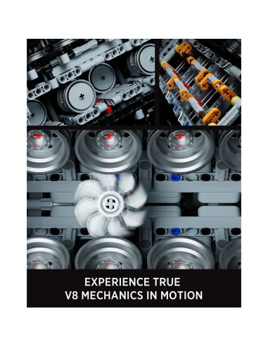 Conjunto de Construcción Motor Nifeliz V8 2725 Piezas