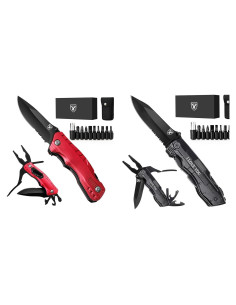 Cuchillo Multi-herramienta Titorld 9 en 1 Acero Inoxidable