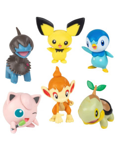 Conjunto de Figuras de Batalla Pokémon Jazwares 6 Piezas 2