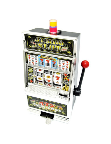 PowerTRC Máquina Tragamonedas Alcancía Jumbo 38 cm