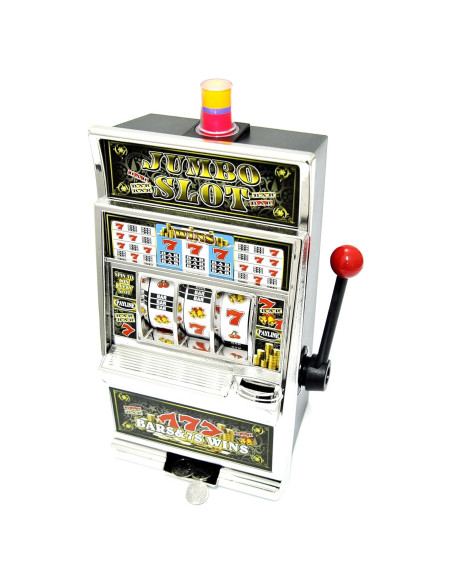 PowerTRC Máquina Tragamonedas Alcancía Jumbo 38 cm