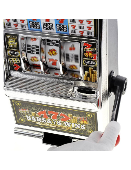 PowerTRC Máquina Tragamonedas Alcancía Jumbo 38 cm