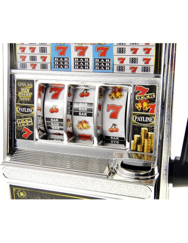 PowerTRC Máquina Tragamonedas Alcancía Jumbo 38 cm