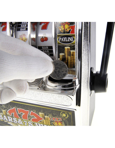 PowerTRC Máquina Tragamonedas Alcancía Jumbo 38 cm