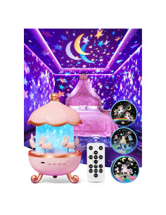 Proyector de Estrellas PIKOY para Niños 360 con Música