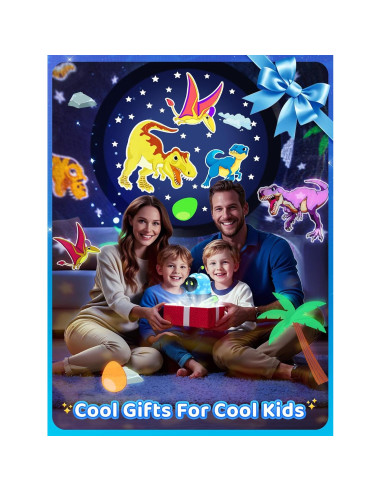 Proyector de Luz Nocturna Robot PIKOY 12 Películas 360