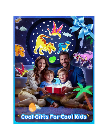 Proyector de Luz Nocturna Robot PIKOY 12 Películas 360