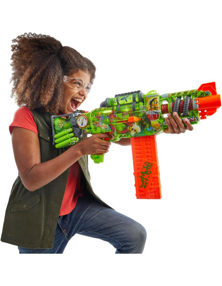 Blaster Nerf Zombie Corrupter con 22 Dardos Elite y Clip Blaster Nerf Zombie Corrupter con 22 Dardos Elite y Clip