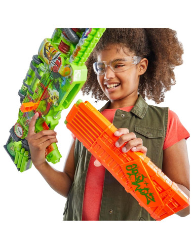 Blaster Nerf Zombie Corrupter con 22 Dardos Elite y Clip