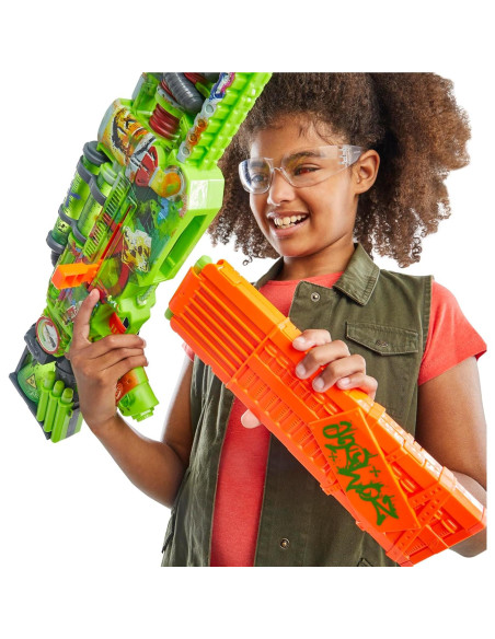 Blaster Nerf Zombie Corrupter con 22 Dardos Elite y Clip Blaster Nerf Zombie Corrupter con 22 Dardos Elite y Clip