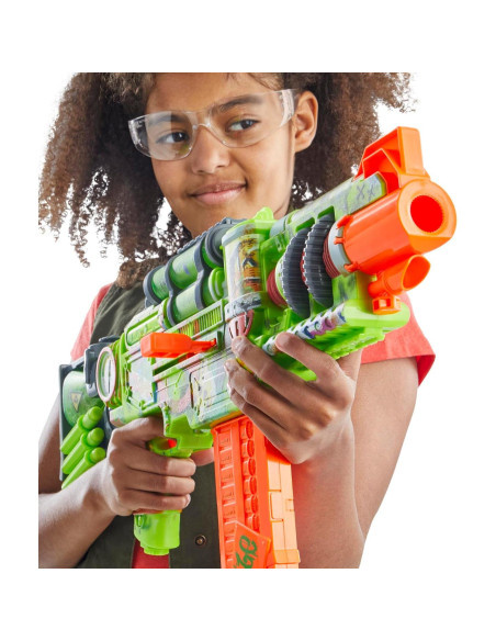 Blaster Nerf Zombie Corrupter con 22 Dardos Elite y Clip Blaster Nerf Zombie Corrupter con 22 Dardos Elite y Clip