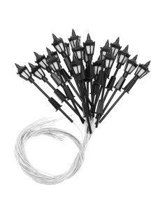 20 Farolas Miniatura Callejera 1:100 Crear Idea 7cm 3V