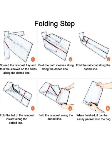 Ponchos de Lluvia Reutilizables Cosowe para Niños 110x55cm