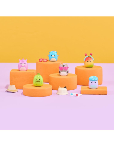 Paquete de 25 Mini-Squish-a-longs Jazwares 2.54 cm con Accesorios