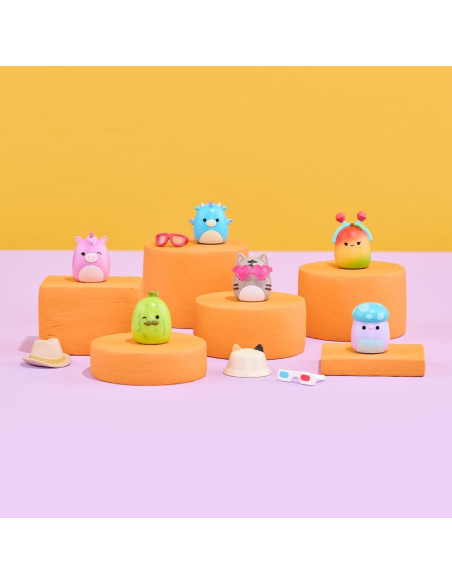 Paquete de 25 Mini-Squish-a-longs Jazwares 2.54 cm con Accesorios