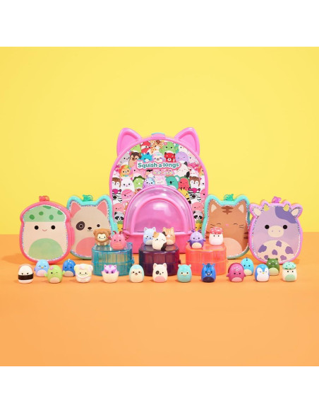 Paquete de 25 Mini-Squish-a-longs Jazwares 2.54 cm con Accesorios