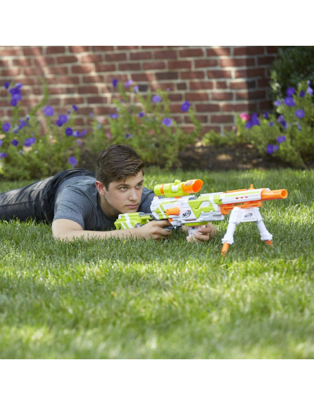 Blaster Nerf Modulus Longstrike CS-6 con Accesorios y 18 Dardos Blaster Nerf Modulus Longstrike CS-6 con Accesorios y 18 Dardos