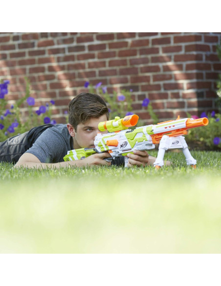 Blaster Nerf Modulus Longstrike CS-6 con Accesorios y 18 Dardos Blaster Nerf Modulus Longstrike CS-6 con Accesorios y 18 Dardos