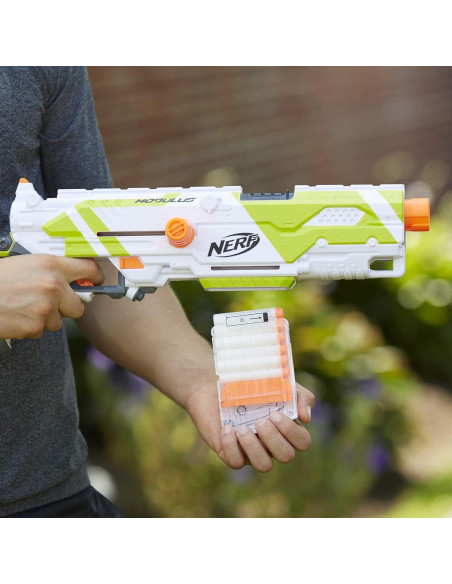Blaster Nerf Modulus Longstrike CS-6 con Accesorios y 18 Dardos Blaster Nerf Modulus Longstrike CS-6 con Accesorios y 18 Dardos