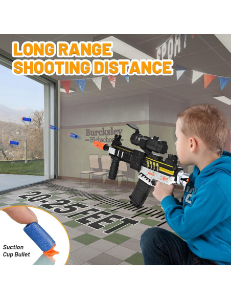 Rifle Francotirador Eléctrico PIXATA con 120 Dardos 55,88 cm Rifle Francotirador Eléctrico PIXATA con 120 Dardos 55,88 cm