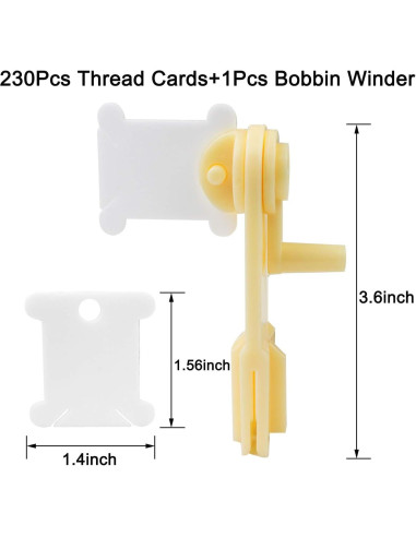 Organizador de Hilo WeiMeet 230 Piezas con Enrollador