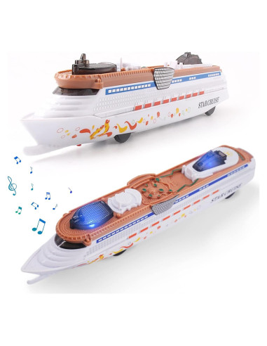 Barco de Crucero OTONOPI Juguete con Luz y Sonido 24.1cm