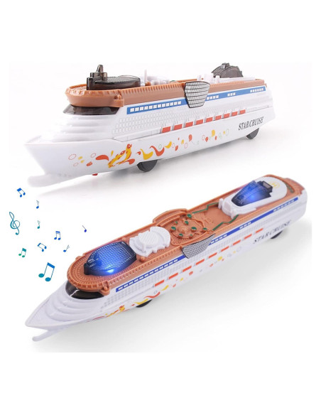 Barco de Crucero OTONOPI Juguete con Luz y Sonido 24.1cm