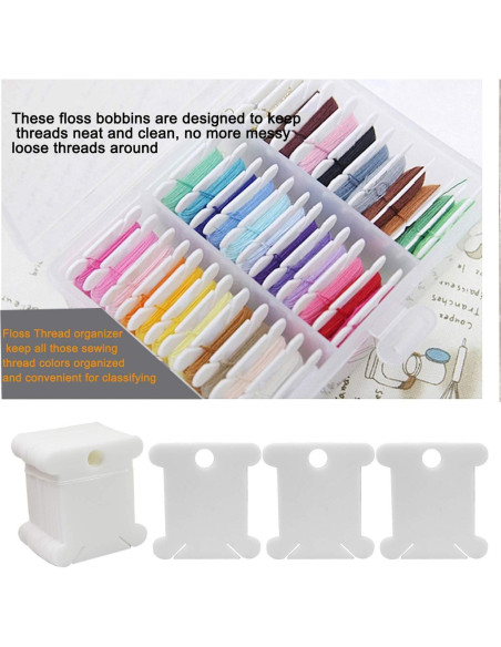 Organizador de Hilo WeiMeet 230 Piezas con Enrollador