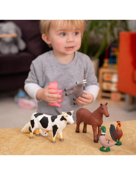 Juego de 8 Figuras de Animales de Granja Learning Minds