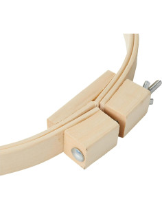 Aro de Acolchado Redondo Frank A. Edmunds 30.5 cm Madera Tilo 2